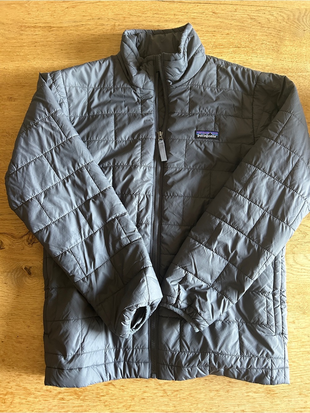 Patagonia Men's Slate Gray Quilted Puff Jacket